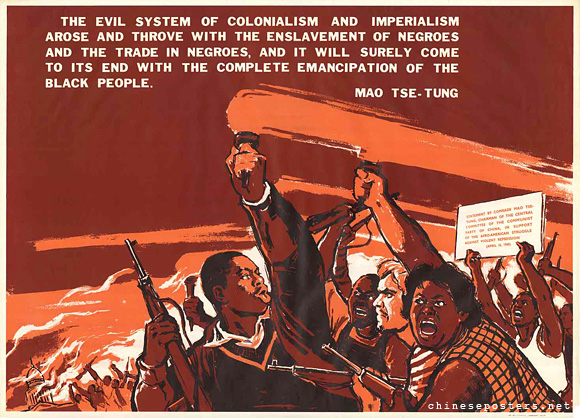 The evil system of colonialism and imperialism arose and throve with the enslavement of n*****s ...