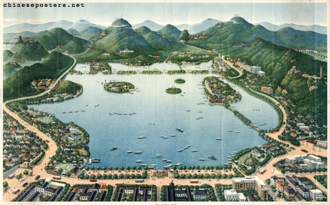 The whole West Lake in Hangzhou