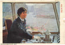 Woman driver of the Yi nationality