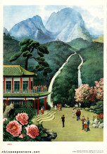 Picture of watching a waterfall